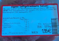 eigene Luftgetrocknete Salami