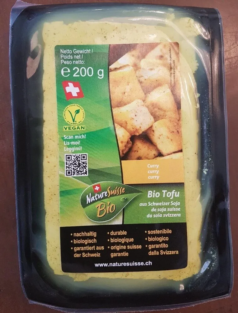Tofu bio curry