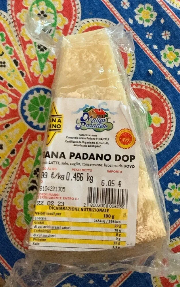 Grana padana dop