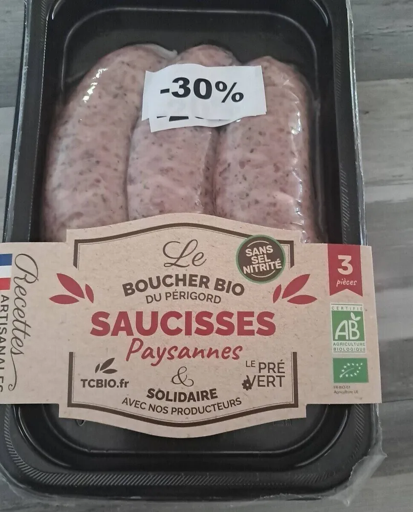 Saucisses paysanne