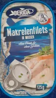 Makrelenfilets in Wasser
