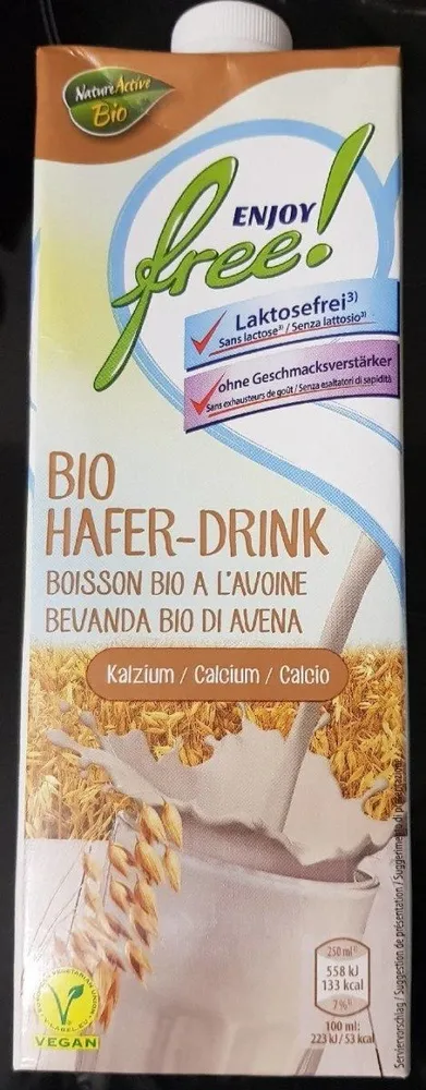 boisson bio à  l'avoine
