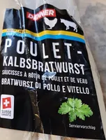 Poulet-kalbsbratwurst