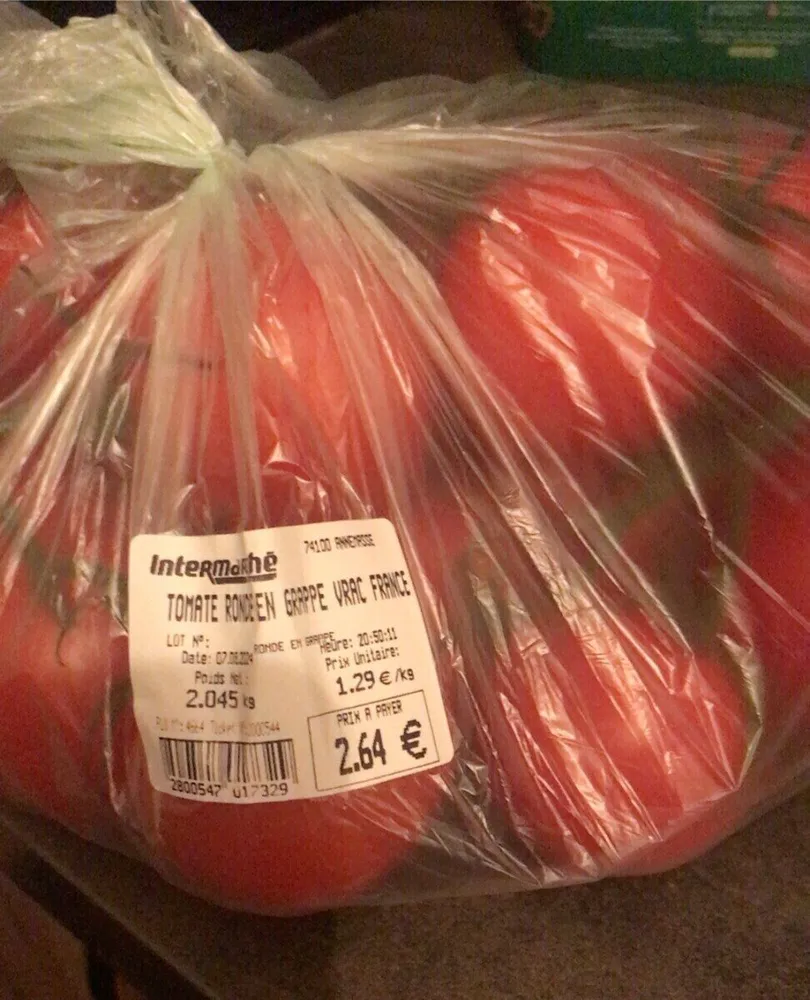 Tomate ronde grappe vrac