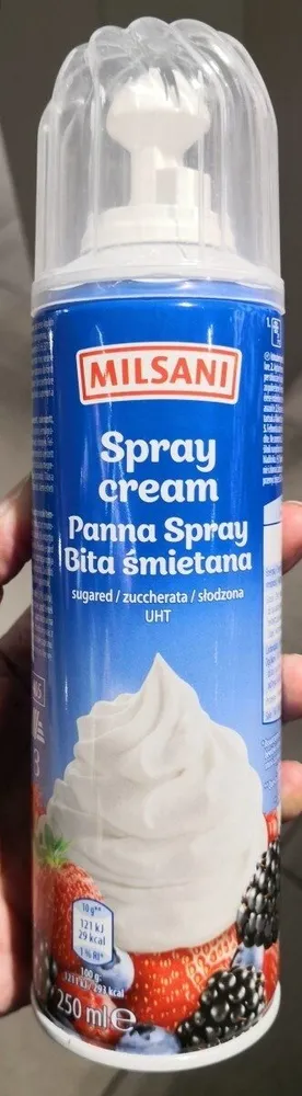 Spray cream panna spray