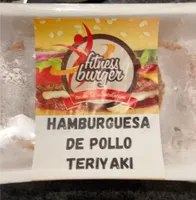 Hamburguesa de pollo teriyaki