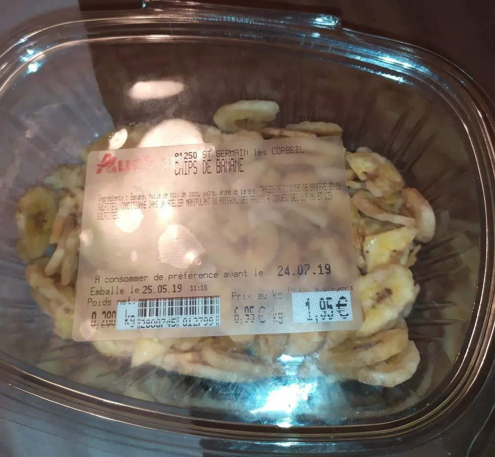 Chips de banane