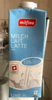 Lait 1,5% de matière grasse