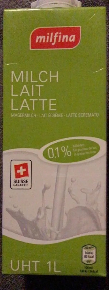 Lait écrémé 0,1%