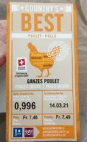 Ganzes Poulet