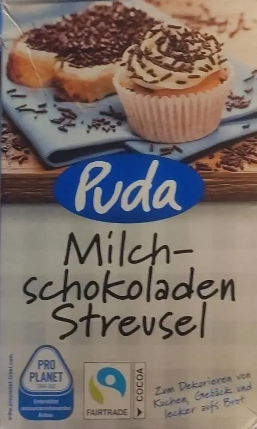 Milchschokolade Streusel