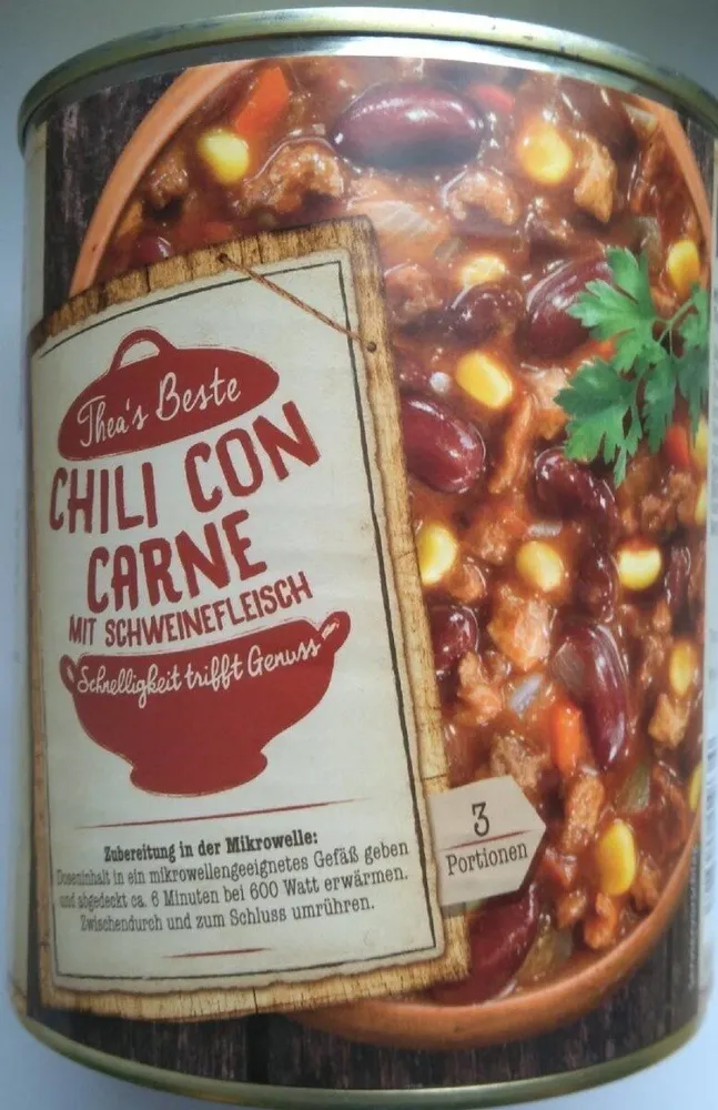 Chili Con Carne mit Schweinefleisch