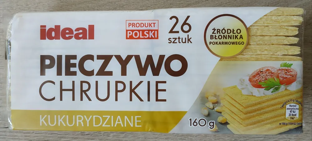 Pieczywo chrupkie kukurydziane