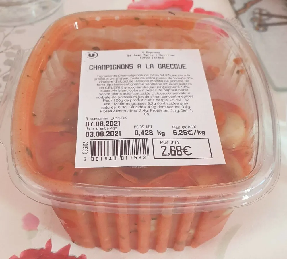 Champignons à la grecque