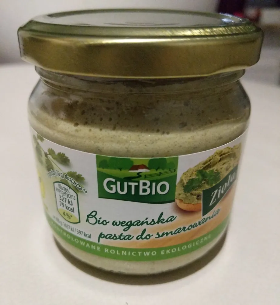 Bio wegańska roślinna pasta do smarowania