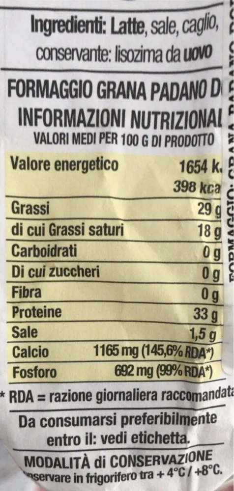Grana Padano oltre 20 mesi
