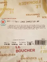 Rôti longe charcutier vpf