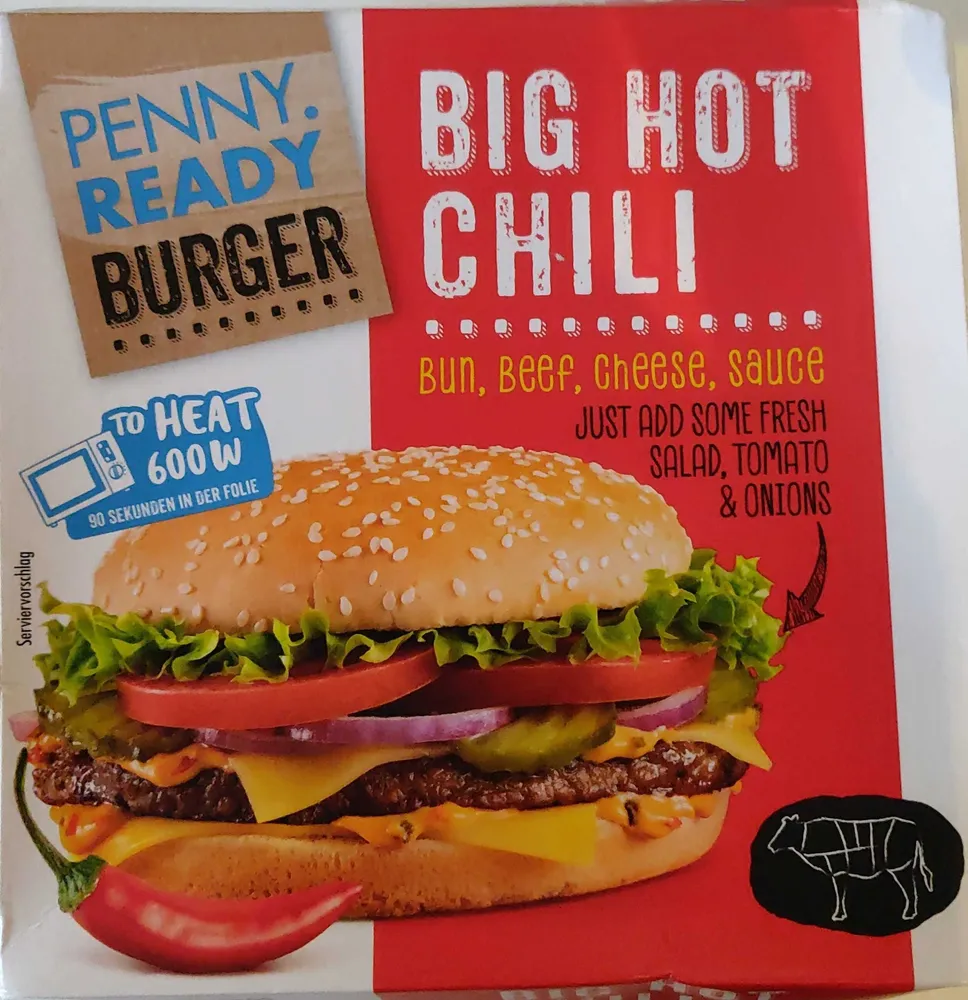 Big hot chili burger