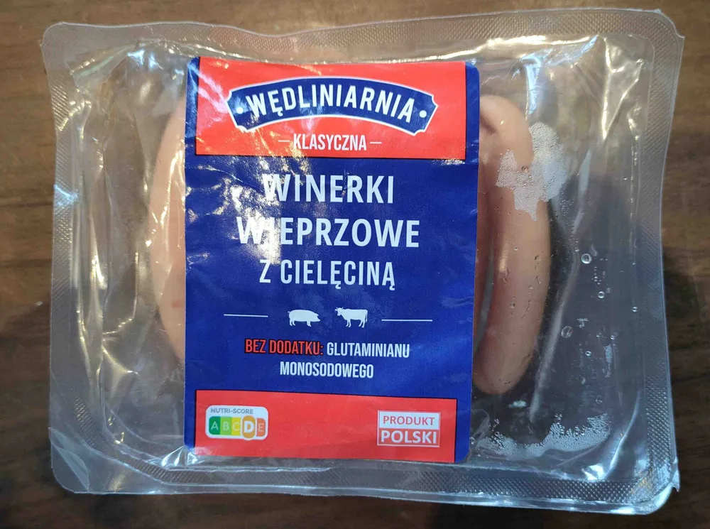 Winerki wieprzowe z cielęciną