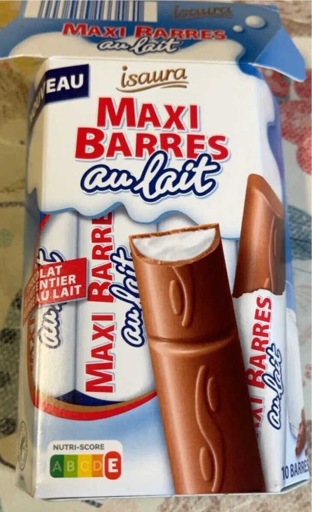 Maxi barres au lait