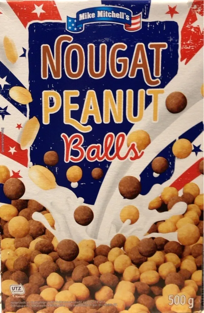 Nougat peanut balls
