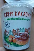 Krem kakaowy z orzechami laskowymi
