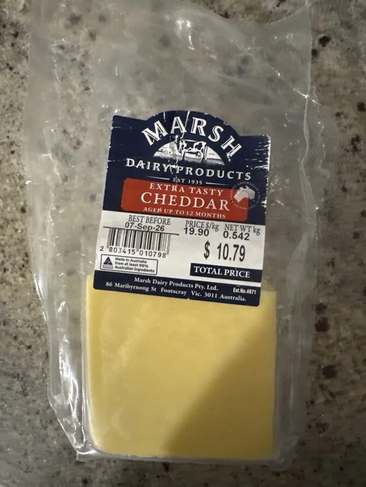 Extra Tasty Cheddar