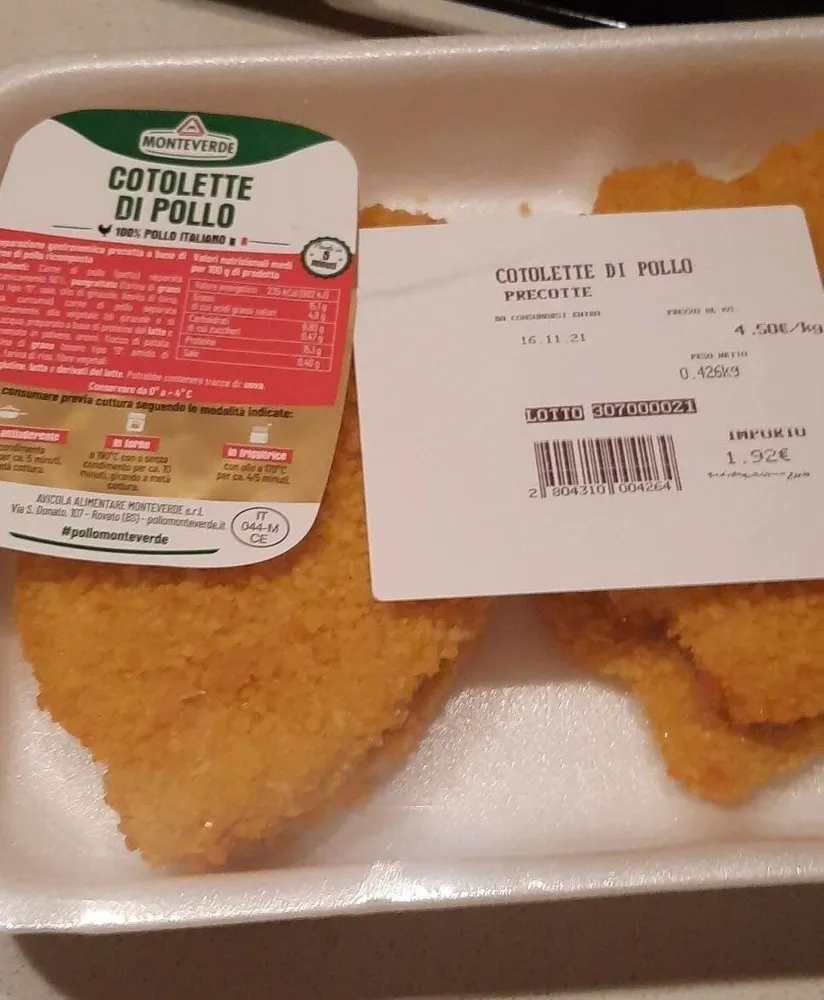 Cotolette di pollo