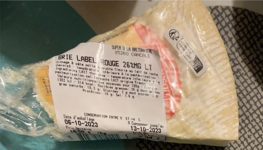 Brie label rouge