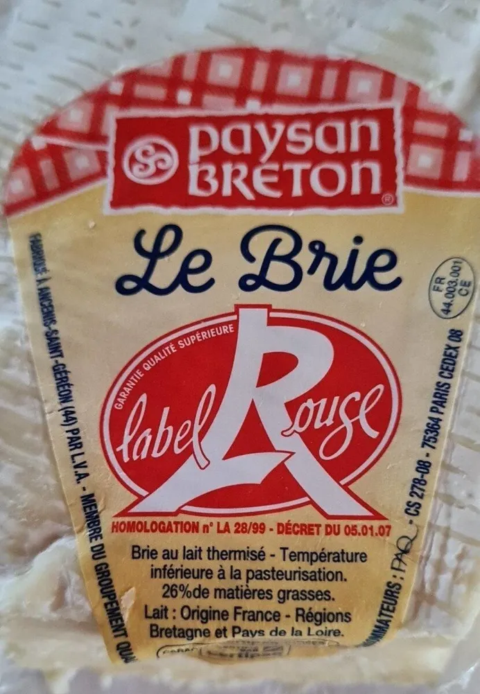 Le Brie Label rouge