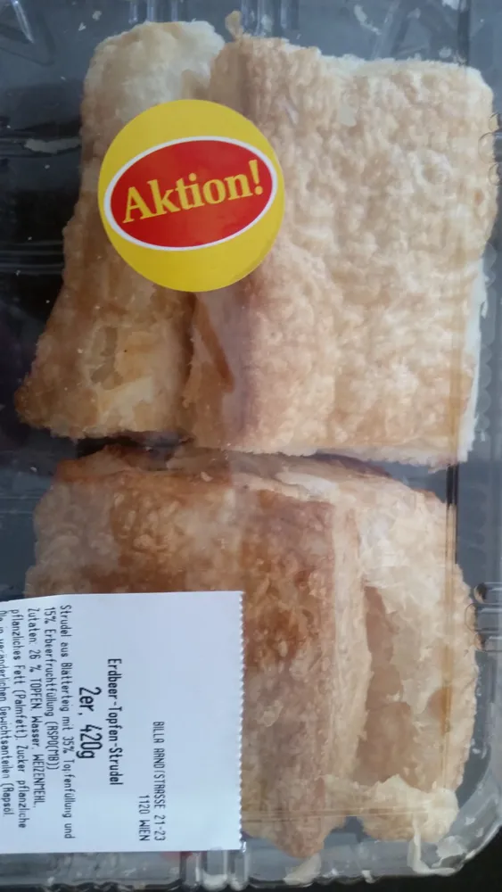 Erdbeer-Topfen-Strudel 2er
