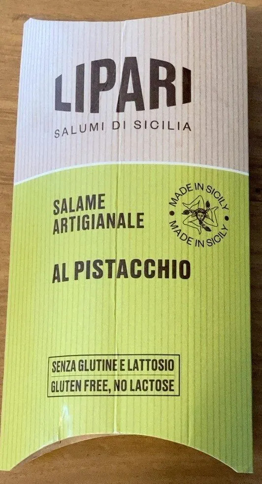 Salame artigianale al pistacchio
