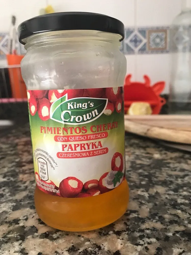 Pimientos curry con queso fresco papryka