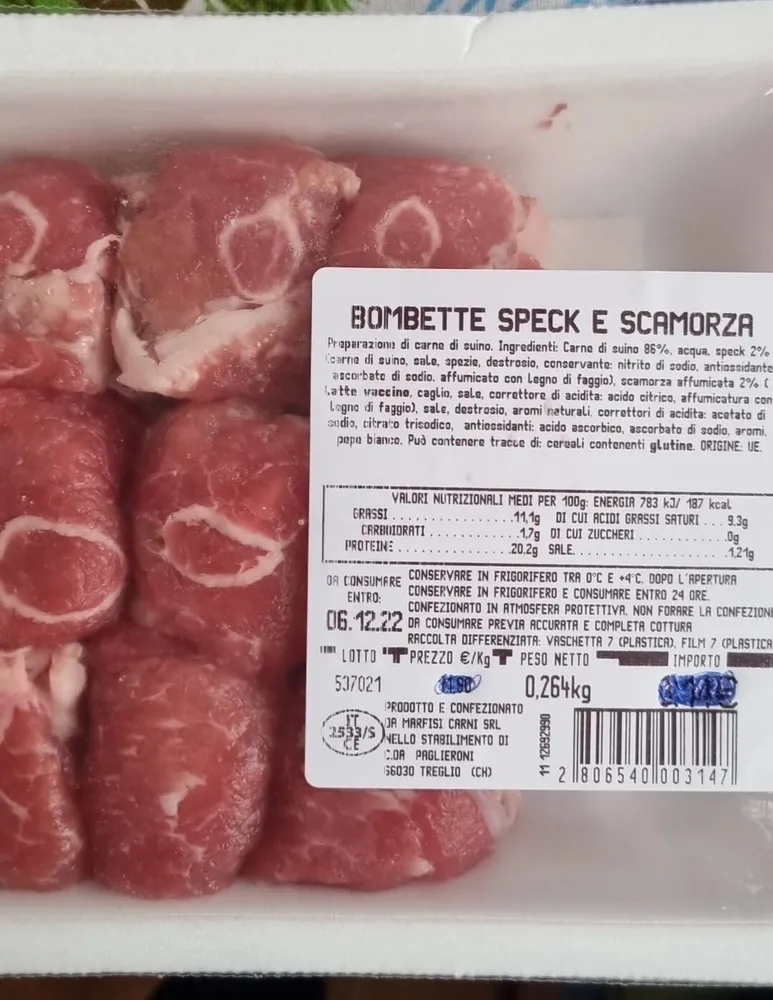 Bombetta speck e scamorza