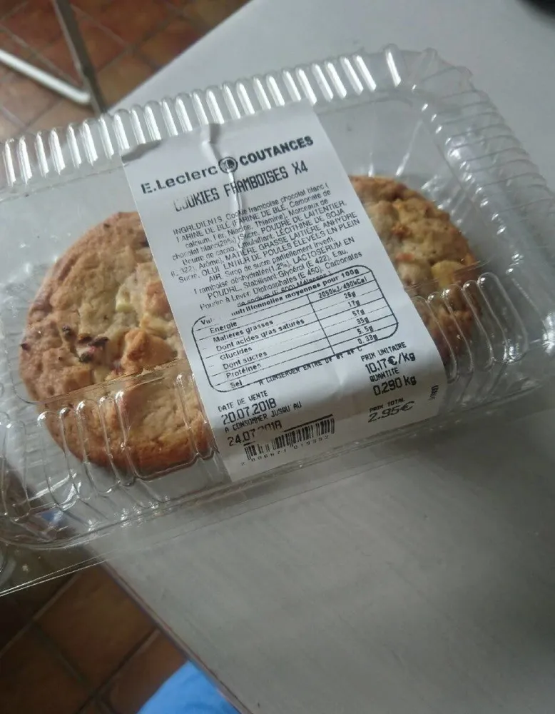 Cookies Framboises