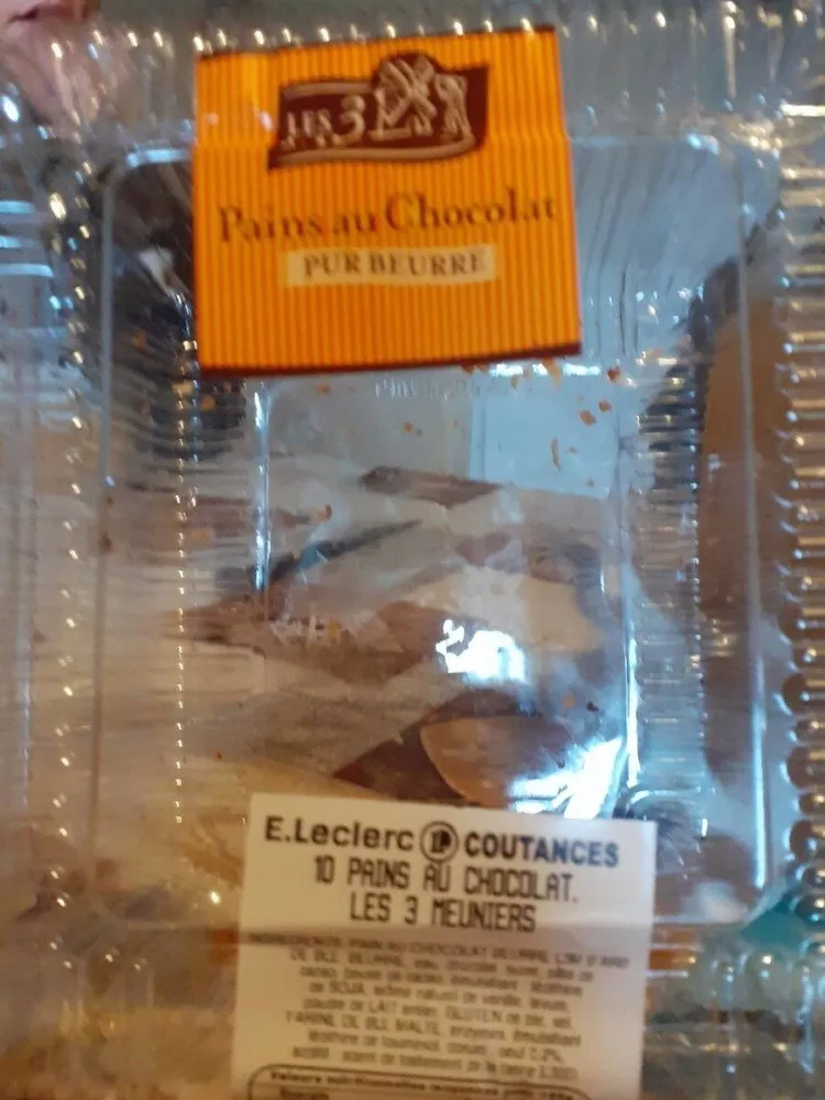 10 pains au chocolat les 3 meunier