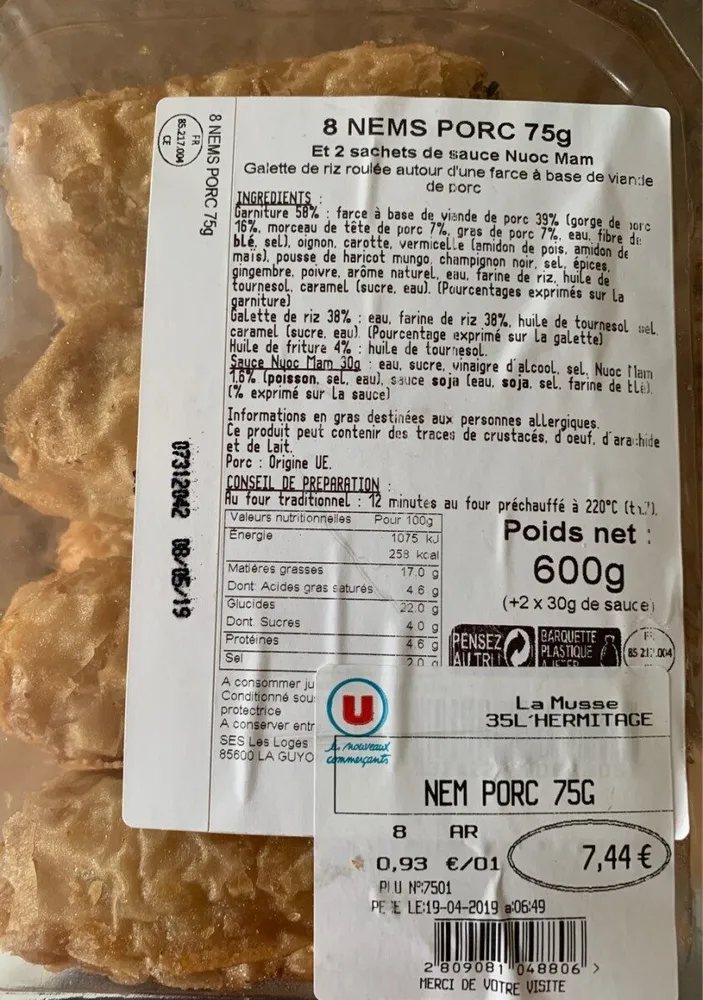 Nems porc