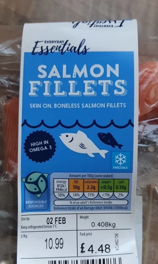 Salmon fillets