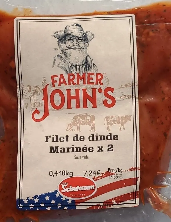 Filet de dinde marinés
