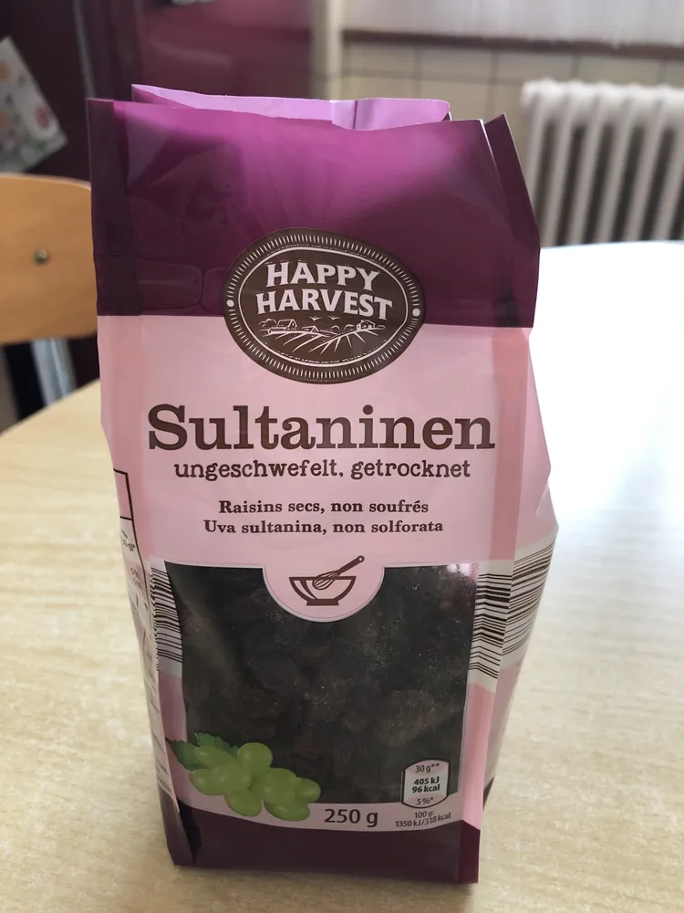 Sultaninen, ungeschwefelt, getrocknet