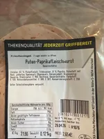 Puten-Paprikafleischwurst