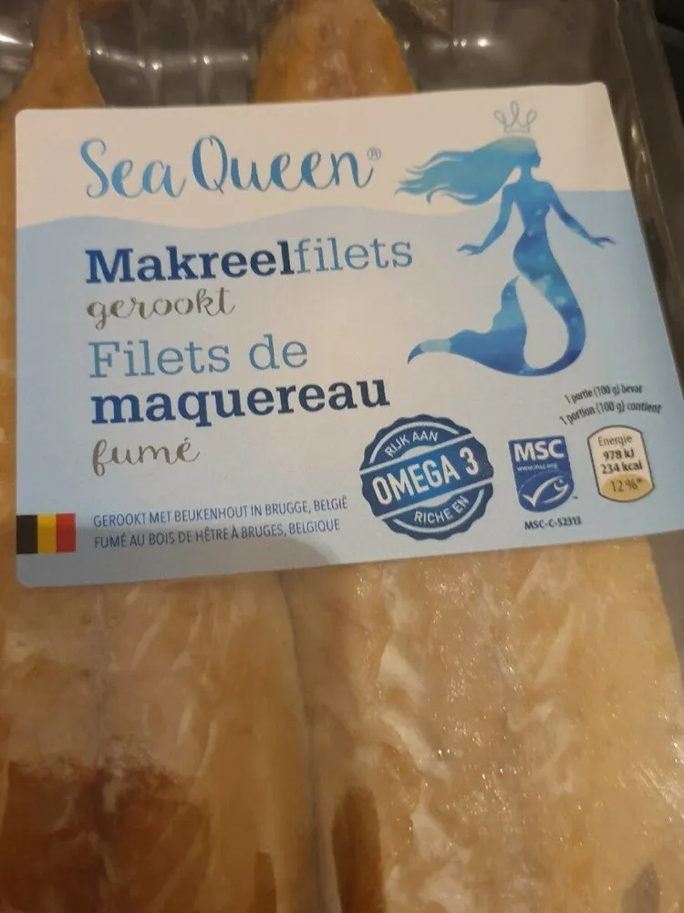 Sea queen filets de maquereau fume