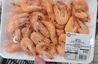 Crevettes roses penaeus vannamei 60 à 80 p/kg