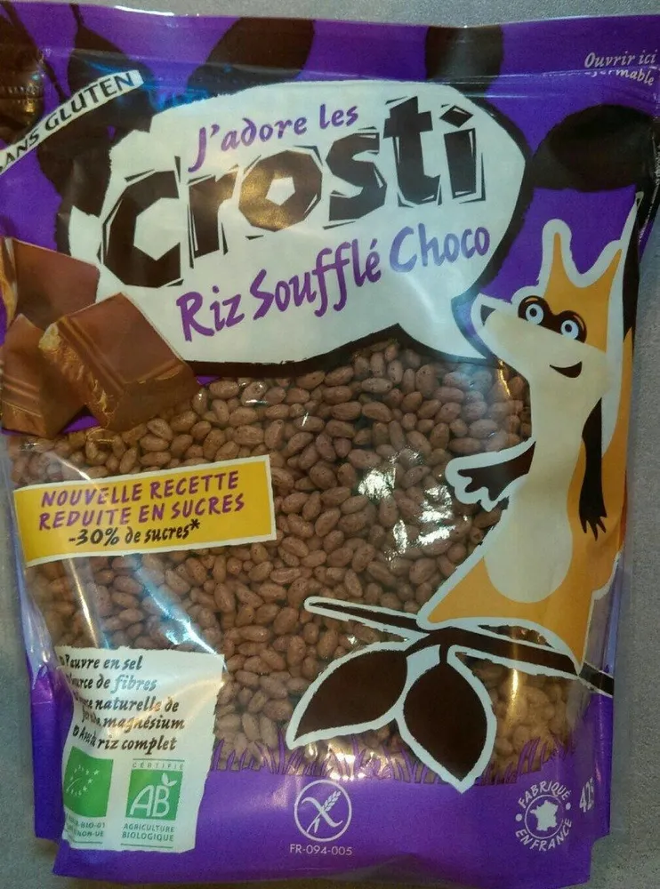 Riz soufflé choco