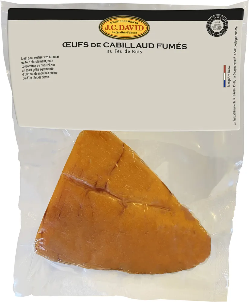 Oeufs de cabillaud fumés