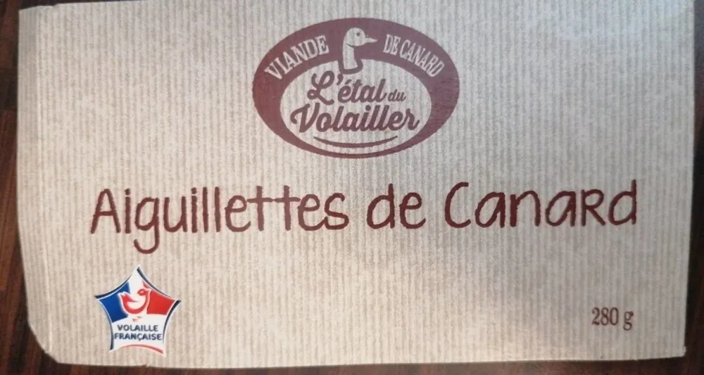 Aiguillettes de canard
