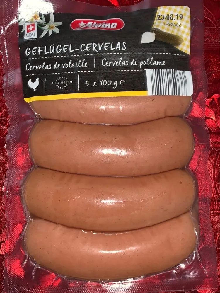 Cervelas de volaille