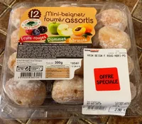 Mini-beignets fourrés assortis