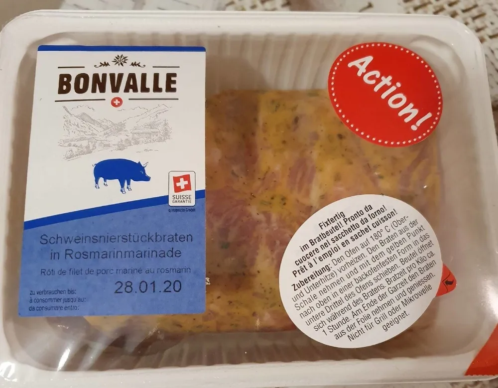 Rôti de filet de porc au romarin