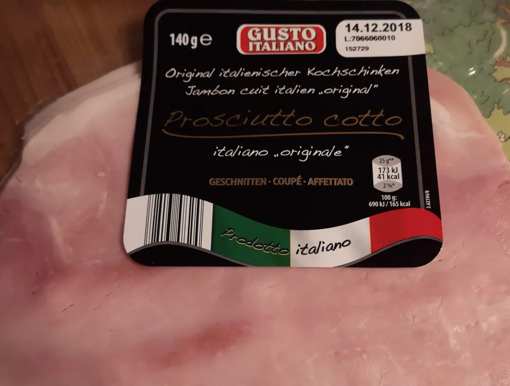 Prosciutto cotto